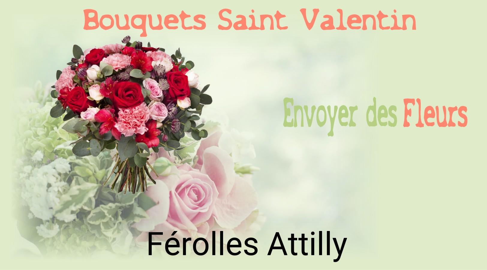 Roses de Saint-Valentin livrées à Férolles-Attilly